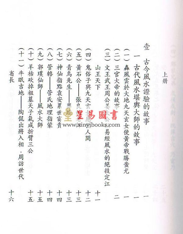 徐芹庭：风水详谈（上下二冊不分售）