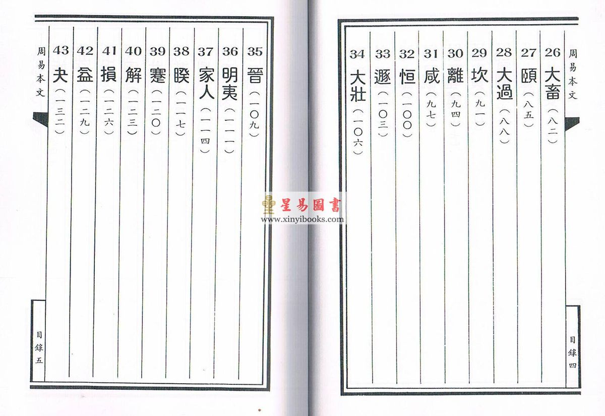 四圣：易经经文附四传经文