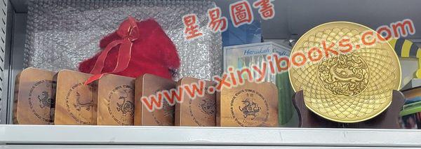 6吋仿銅青龍擺件連架
