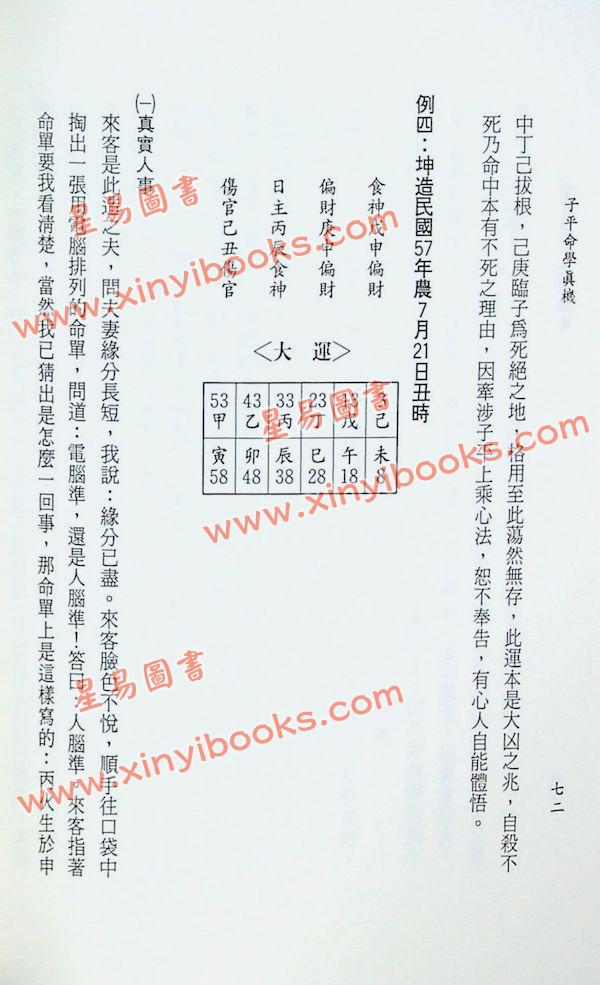 许羽贤/李铭城：子平命学真机