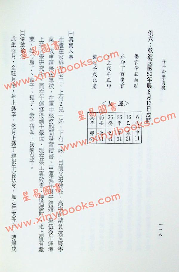 许羽贤/李铭城：子平命学真机