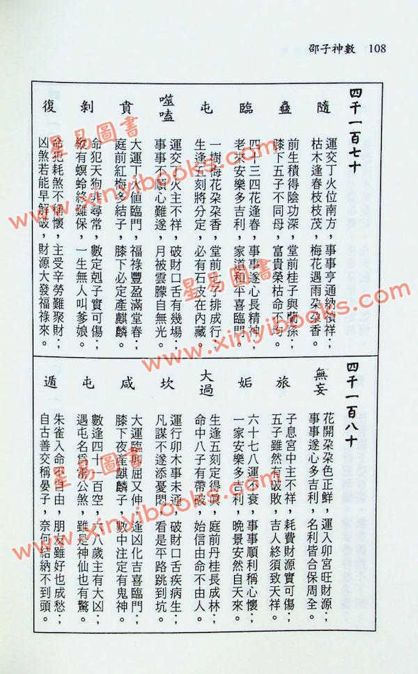 徐宇农：邵子神数