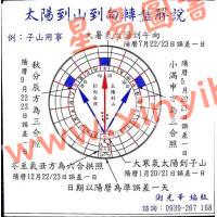 谢光华：太阳到山到向转盘附三合盘